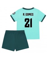Wolves Rodrigo Gomes #21 Vieraspaita Lasten 2025-26 Lyhythihainen (+ shortsit)